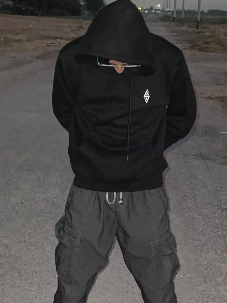 Silay baggy Hoodies gray color